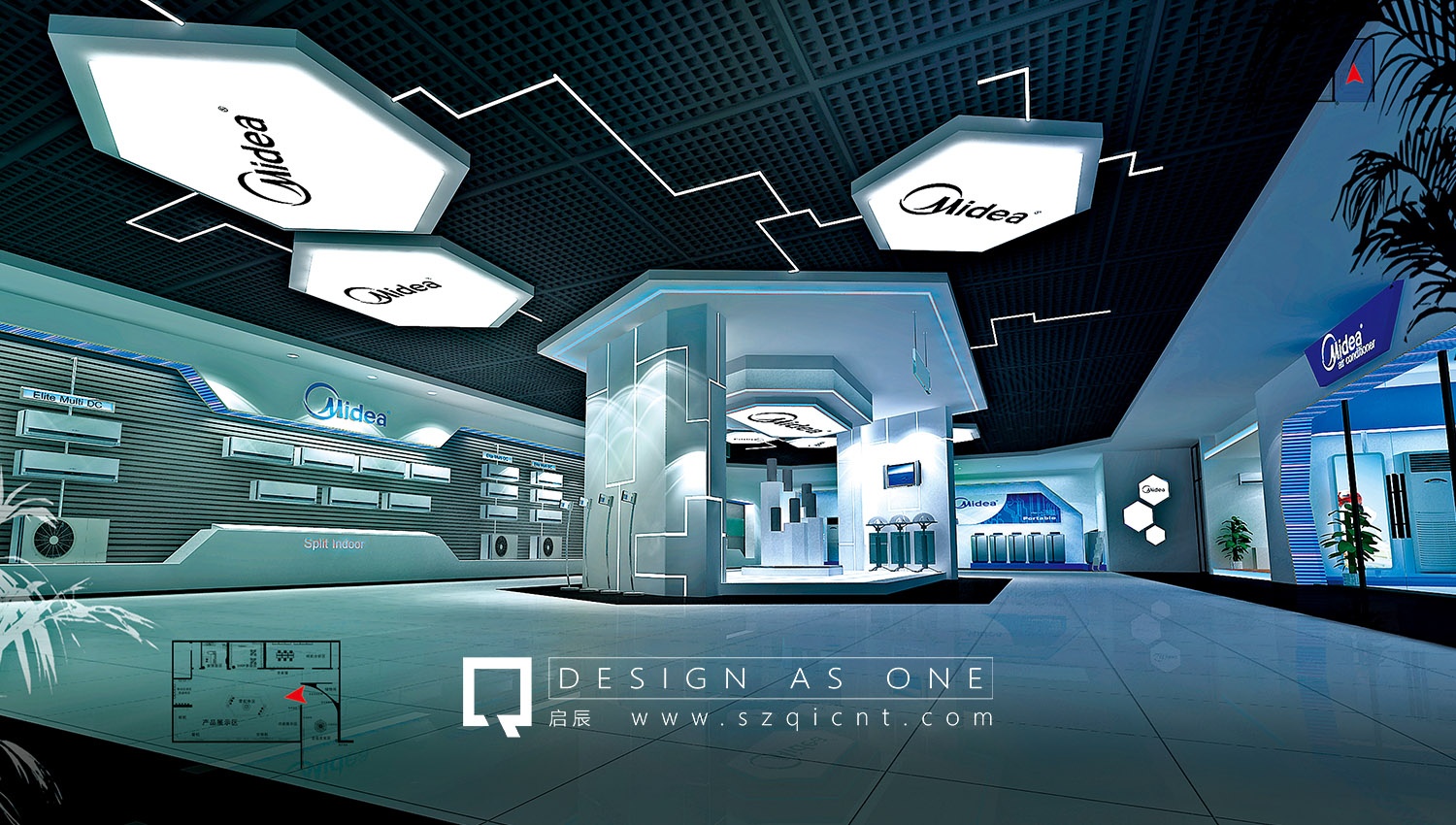 企業(yè)展廳設計空間的基本類型